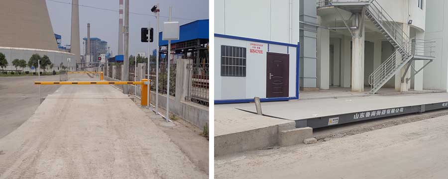 SCS-80t电子地磅客户使用现场：